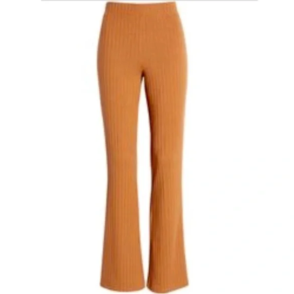 SMALL NEW BP. Ribbed Knit Streachy Pull On Pants - Picture 2 of 6